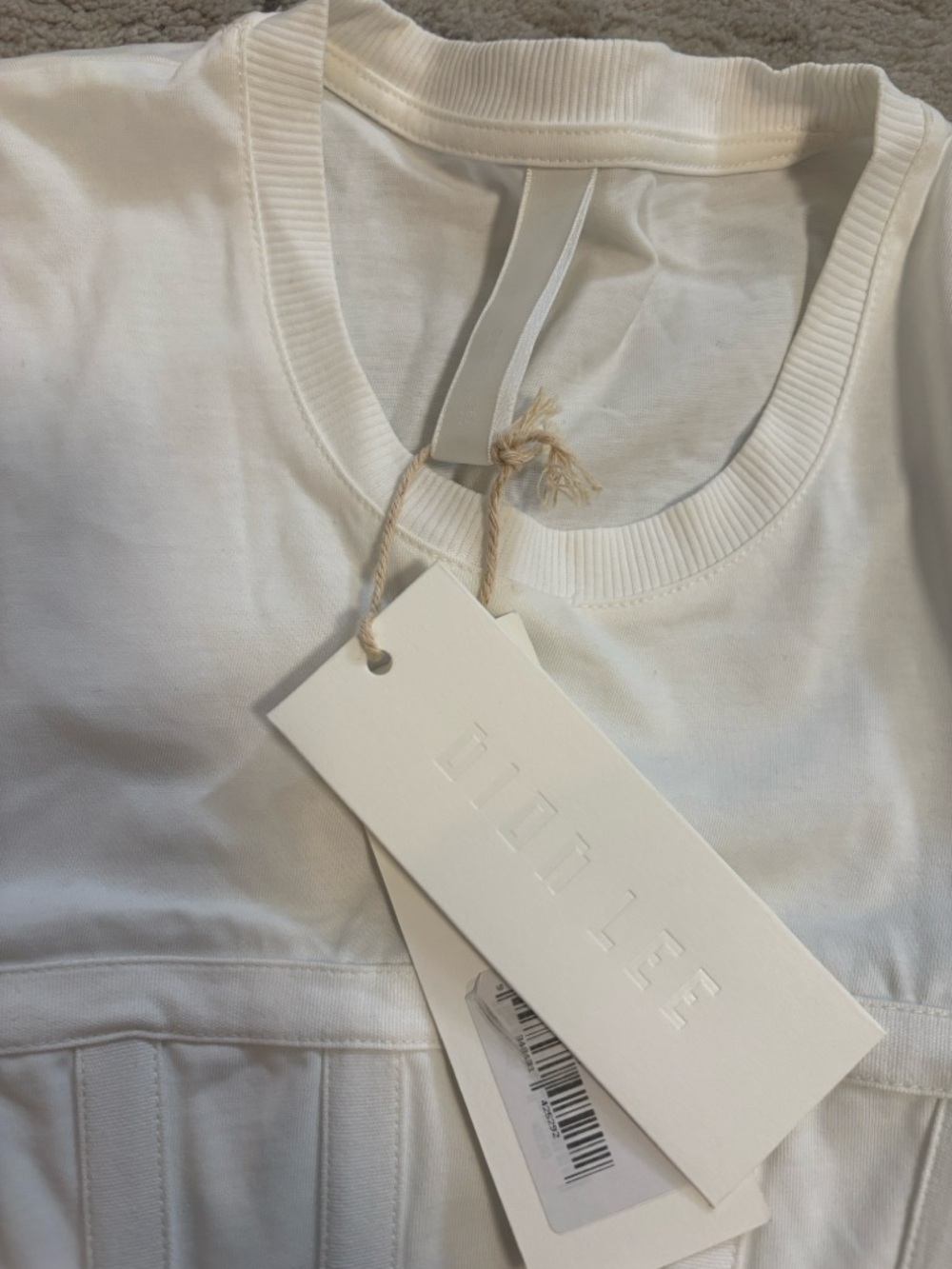 dion lee corset shirt WHITE - Picture 7 of 8